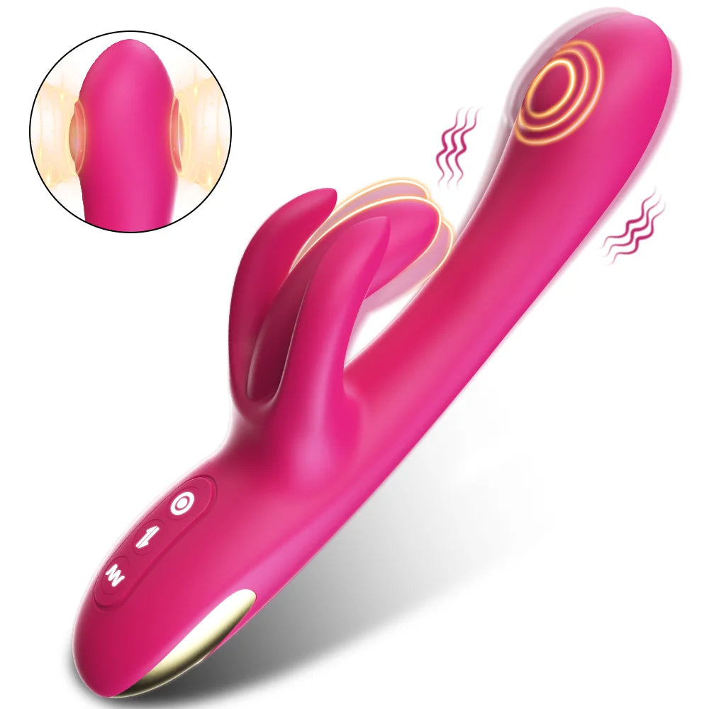 Dildo Vibrator Adults Sex Toy for G spot Clitoral Stimulator Waterproof Vibration 10 Flapping Vibrating Female Sex Toy for Women