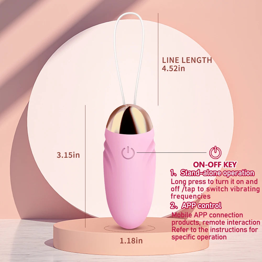 Bullet Vibrator Sex Toys for Woman Wireless Remote Control Vibrating Eggs Dildo Clitoris Stimulator G- Spot Vibrators for Women