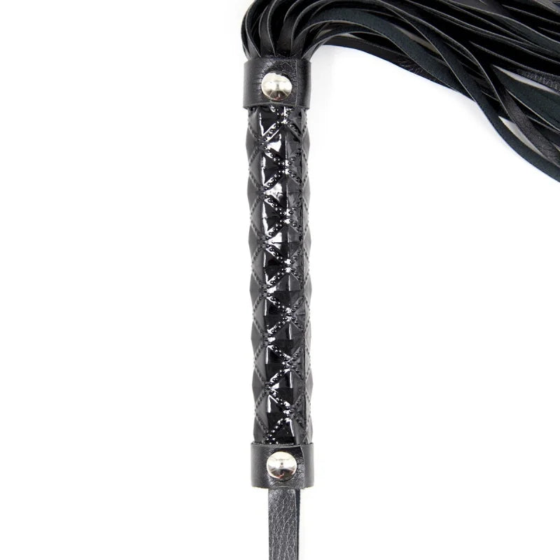 BDSM Kits Slave Whip With Diamond Pattern Handle Lash Flogger Spanking Adult Products Blindfold Sex Toys For Women Erotic Games