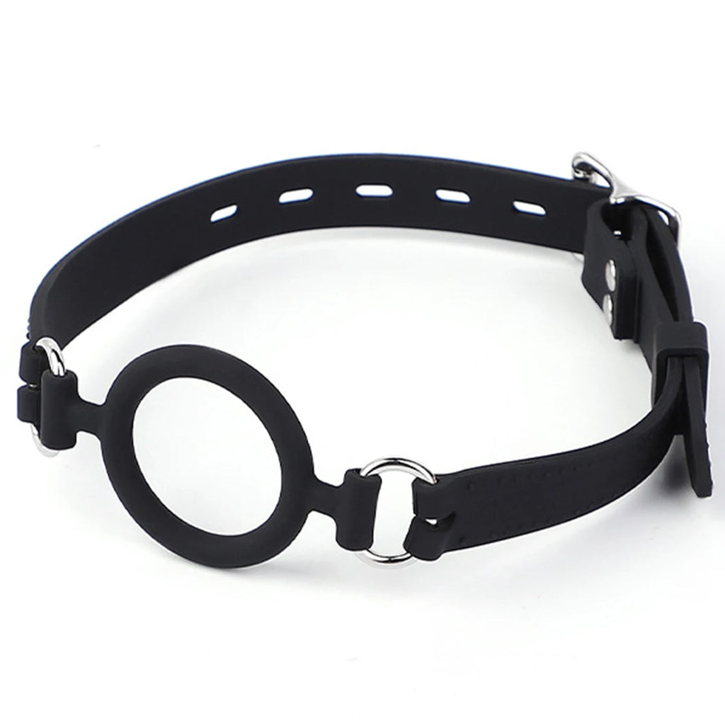 BDSM Mouth Gag Sexy Adult Female Mouth Opener Oral Sex Toys SM Slave Mouth Ball Adult Couple Sex Games Male Silicone Blowjob Toy