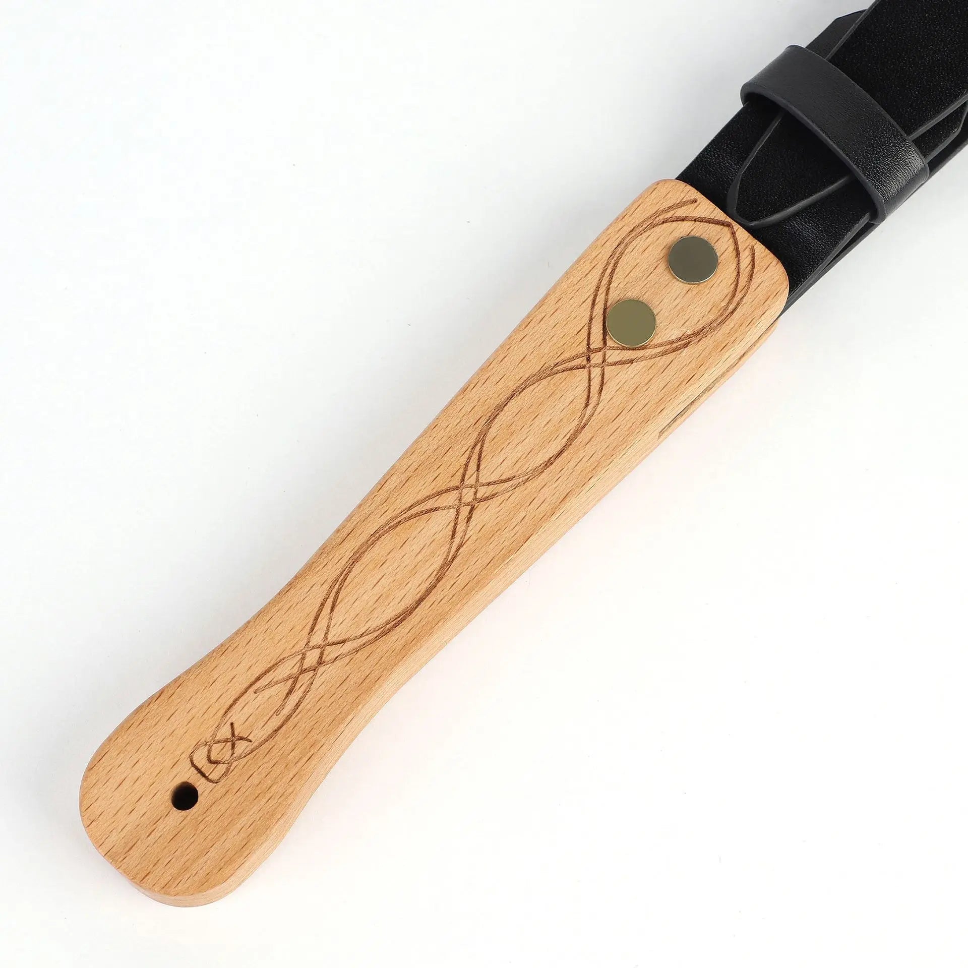 SM Bondage Sexy Whip For Couples Leather Fetish Whip Flirting Paddles Slave Fetish Wooden Handle Spank Paddle BDSM Adult Sex Toy