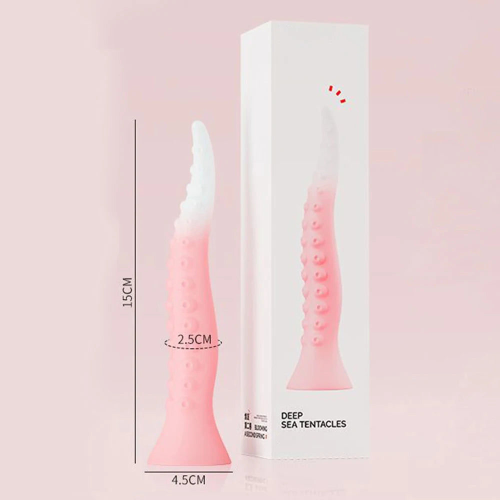Long Anal Butt Plug Silicone Monster Dildo Penis Anus Vagina Dilator Octopus Tentacle Animal Penis Sex Toys For Women Men Tool