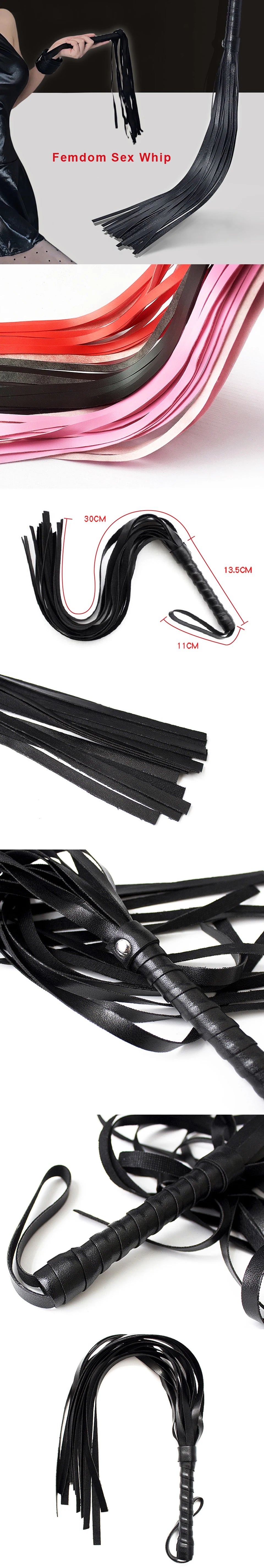 Bdsm Fun Sex Game Leather Whip Couple Role Play Slave Femdom Soft Whip Adult Supplies Flirt Sex Toys For Women Exotic Accessorie