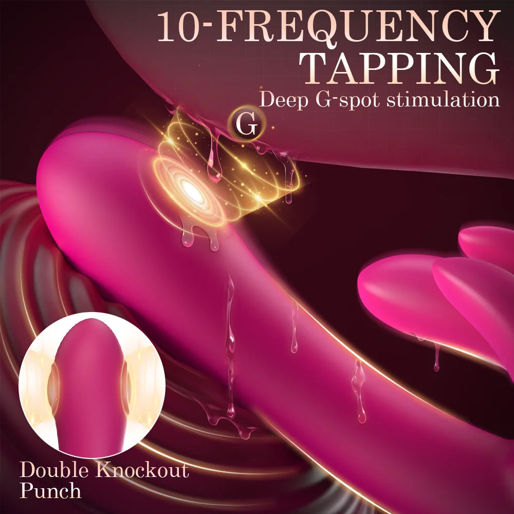 Dildo Vibrator Adults Sex Toy for G spot Clitoral Stimulator Waterproof Vibration 10 Flapping Vibrating Female Sex Toy for Women