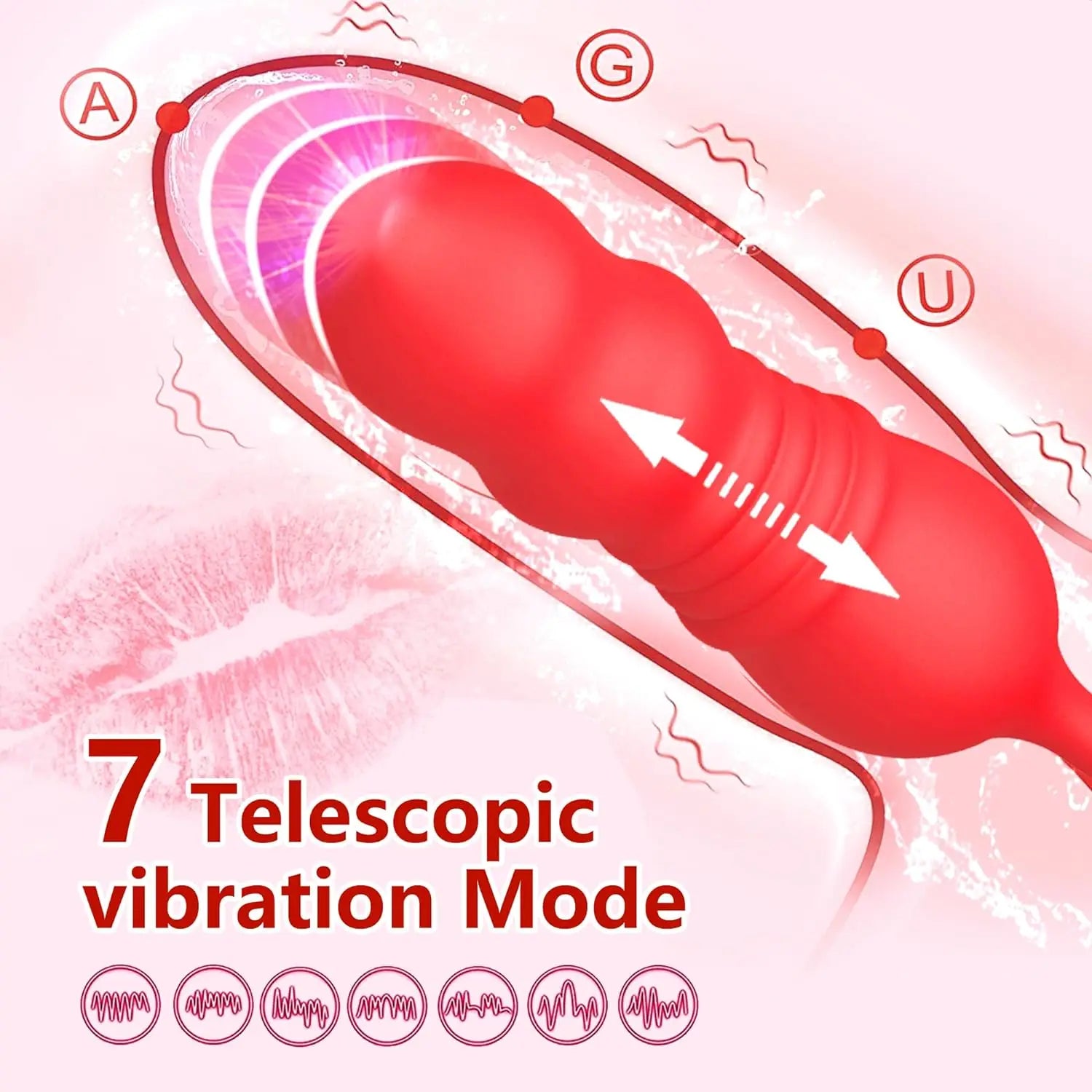 18+ adult Sex toys Rose Vibrator Women Toy Vibrator 3-in-1 Clitoral Stimulator Tongue penetration consolador vibrator orgasm