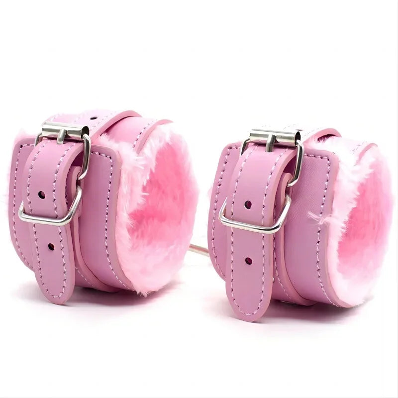 Sex Toys Handcuffs  PU Leather Restraints Bondage Cuffs Roleplay Tools Erotic Handcuffs for Couples GameSex Products Sexy