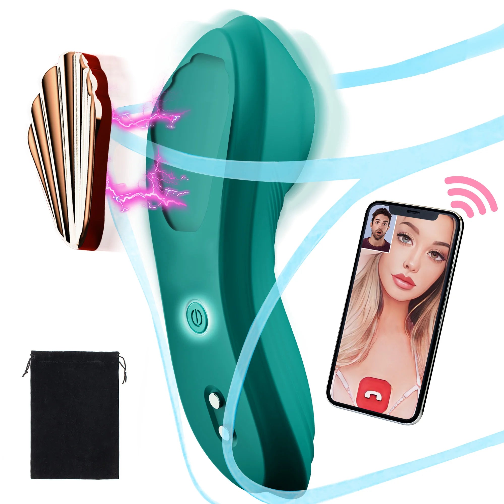 Wearable Mini Vibrator For Women Vaginal Massage Clitoral Stimulator APP Remote Control Vibro On Sexy Panties Sex Toys for Adult
