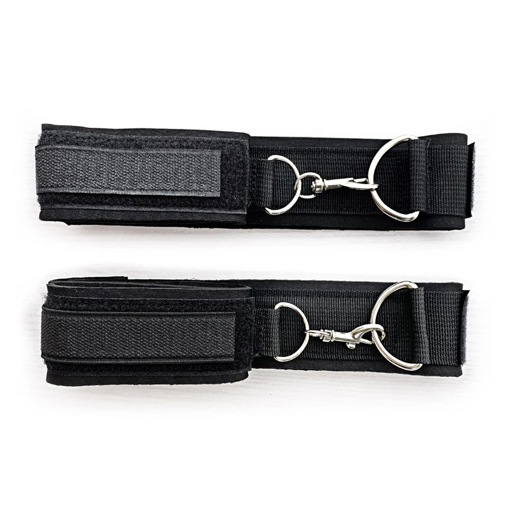 BDSM Adult SM Sex Restraint Handcuffs Slave Tools Bdsm Sexy Wrist To Ankle Cuffs Open Leg Hand Toys Bondage For Couples 18+