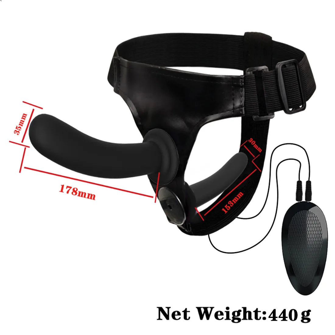 Women's Leather Pants, Remote-controlled Vibration, Silicone Simulation Penis, Lifting Devices Adult Sex Toys Sex Toys for Women