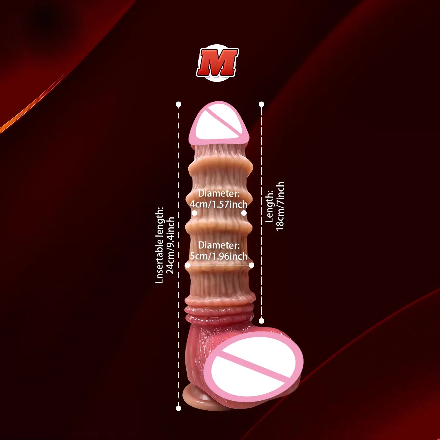 Realistic Big Penis Dildo for Women Anal Masturbation Special Nodes Silicone Vibrating Adult Sexual Toy ForGSpot Vagina Anal Sex
