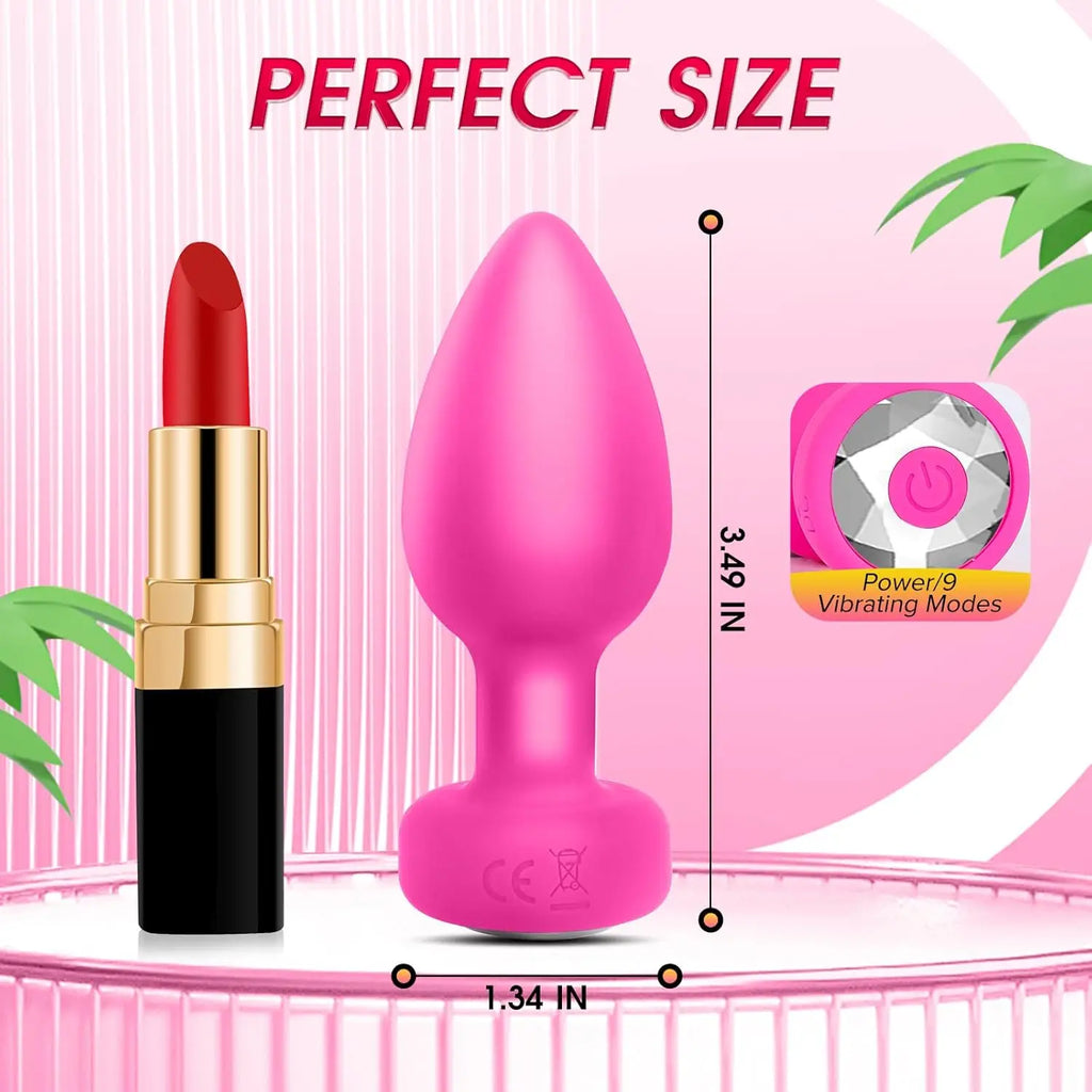 Adult Sex Toys Vibrating Anal Plugs Sex Toys Anal Massage Devices for Backyard Use Soft Rubber for Masturbation