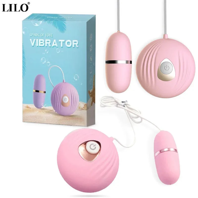 Mini Bullet Vibrator Sex Toys for Woman Remote Control Vibrating Eggs Dildo Clitoris Stimulator G- Spot Vibrators Women