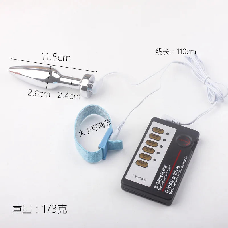 Sex Products Electric Shock Orgasm Toy Adult Game Sex Toy For Women Flirt Accessory Medical Themed Toy Anal Plug Masturbation