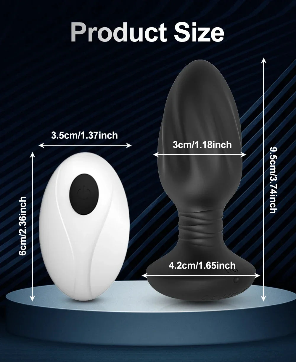 Sex Tooys for Men Vibrator Butt Plug Wireless Remote Prostate Massager Ass Adult Goods Sex Toys for Mens Women Butt Plug 18+