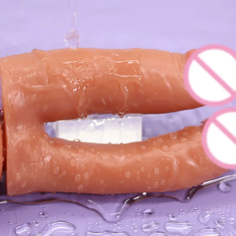 Double Dildo Sex Toys Anal Gode Strap-on Adult Supplies Sexshop Strapon God Gay Lesbian Masturbator Bdsm Erotic Artificial Penis