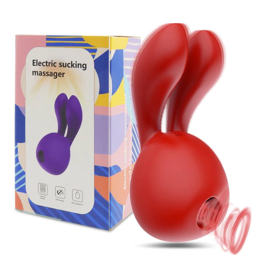 Nipple Sucking Vibrator Cute Rabbit Sex Toys for Woman 8 Modes Clitoris Stimulator G spot Licking Massager Female Masturbator