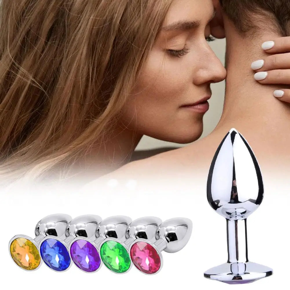 Anal Plug Waterproof Stainless Steel Smooth Touch Anal Buttplug Sex Toys Sex Products Men/Women/gay Sex Toys Butt Dilator Care