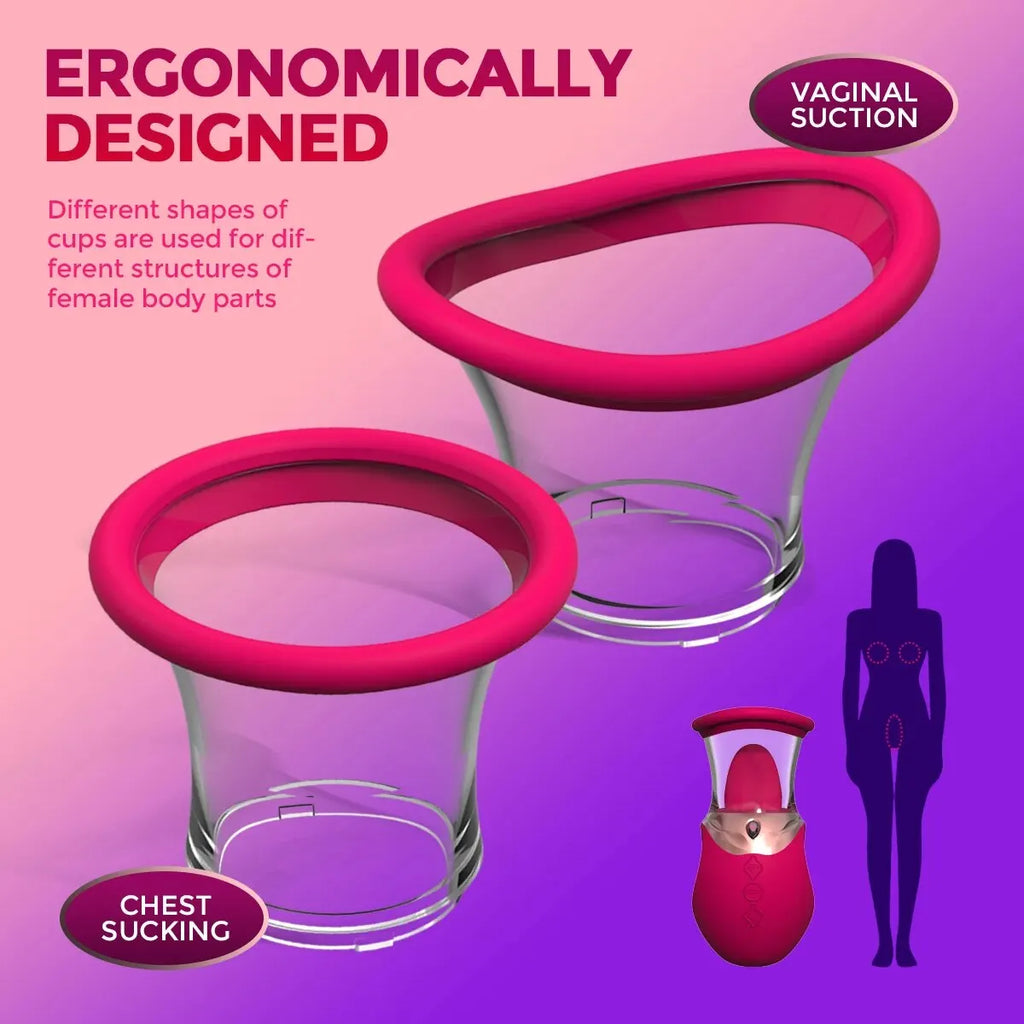 Realistic Tongue Licking Adult Sucking Vibrator Sex Toy 3 in 1 Nipple Clitoral G Spot Stimulator For Women Couples