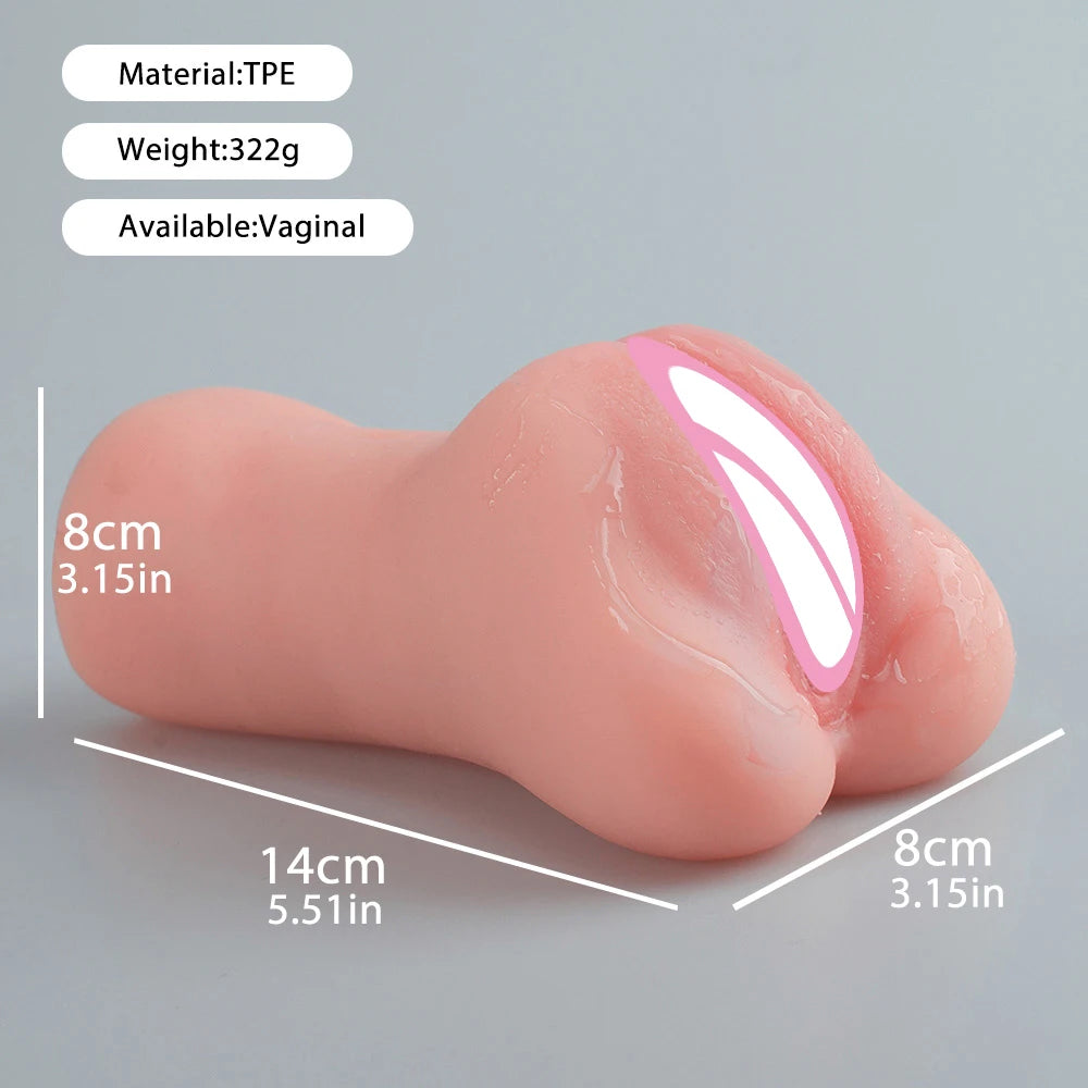 18+ Realistic Sexual Pussy 2 in 1 Erotic Toys Gadgets Silicone Pocket Pussy Anal Sex Tooys For Men Adult Supplies Male Pleasure