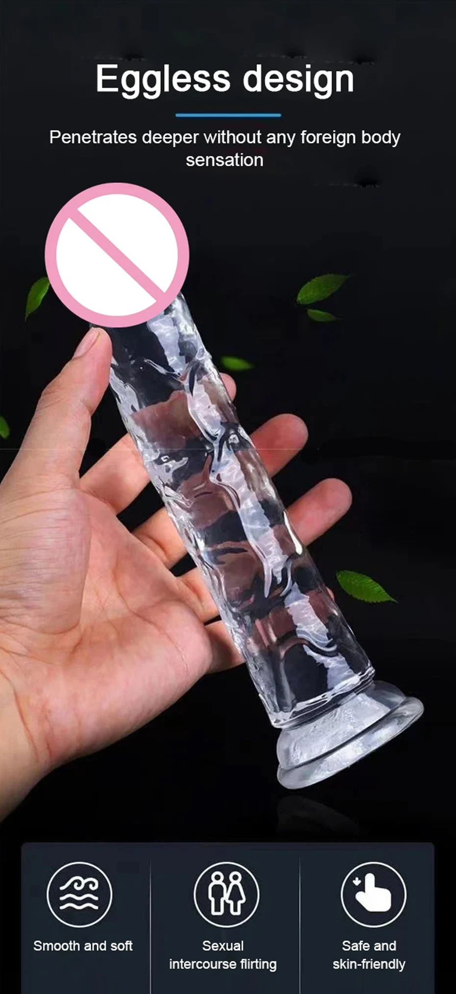 Realistic Dildo Jelly Penis Suction Cup Dildo 7 Size Female Masturbator Clitoral Stimulator Big Dick Lesbian Sex Toys For Women