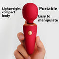 Mini AV Stick Vibrator for Women USB Charging Portable Adult Magic Wand Ice Cream Vibrator 10 Frequency Vibrating Sex Toys