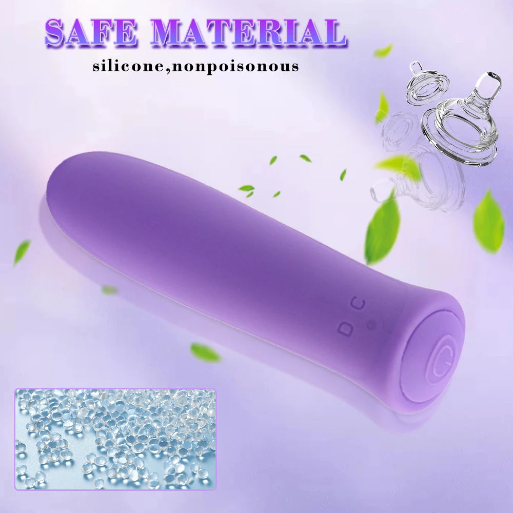 Mini Bullet Vibrator Female Clit Vagina Stimulation G Spot Masturbation Anal Vibration Massage AV Stick Dildo Sex Toys For Women