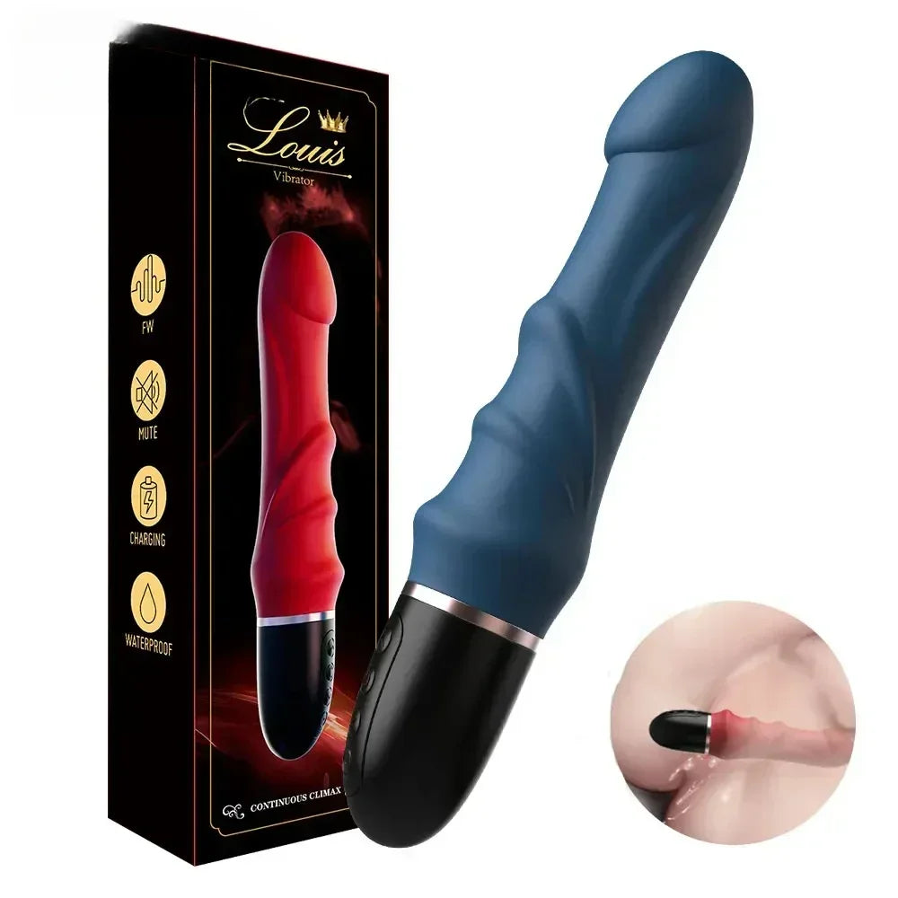 10 Modes Soft Silicone Vibrator Big Dildo Massager Female Masturbator for Couples G-spot Clitoral Stimulator Sex Toys for Women