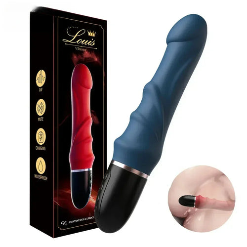 10 Modes Soft Silicone Vibrator Big Dildo Massager Female Masturbator for Couples G-spot Clitoral Stimulator Sex Toys for Women