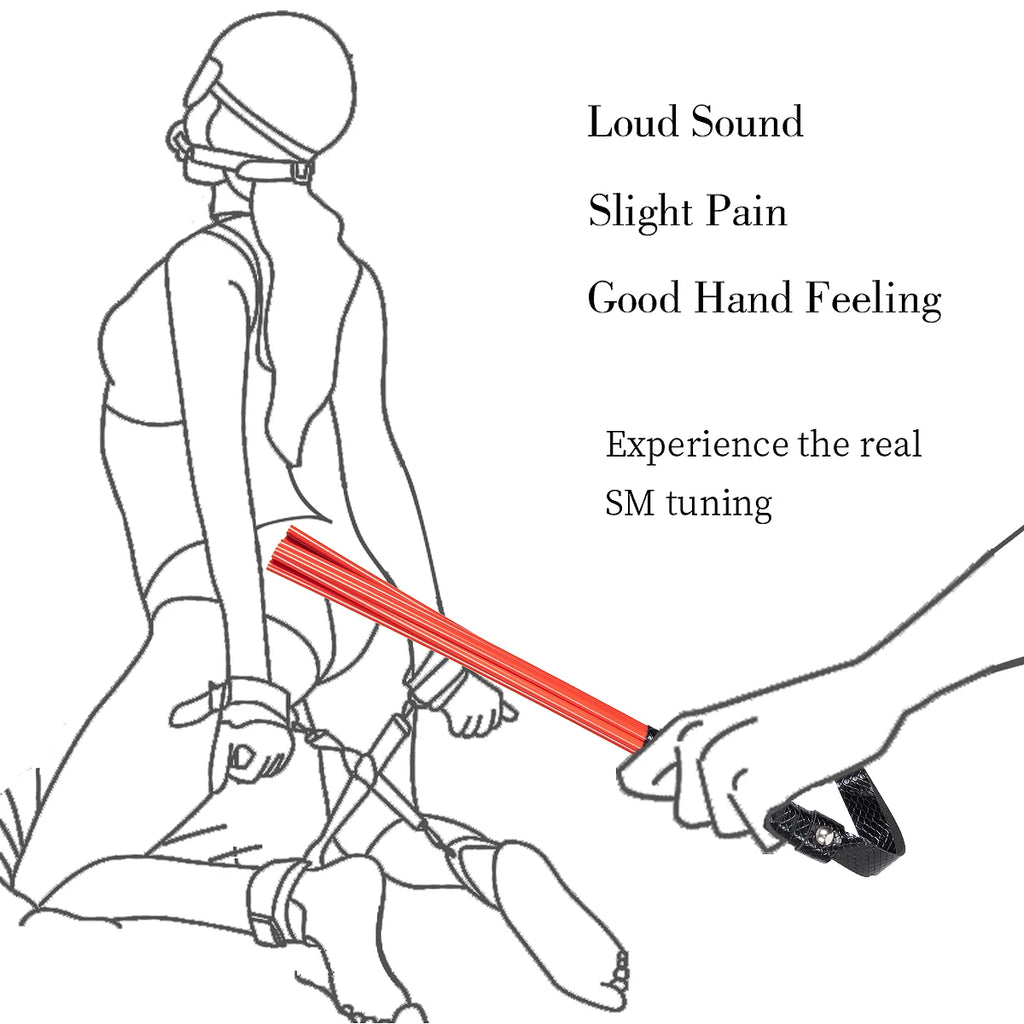 BDSM Root Horsewhip Leather Whip for Couples Flirt Sex Supplies To Train Slapping Whip SM for Women and Lover