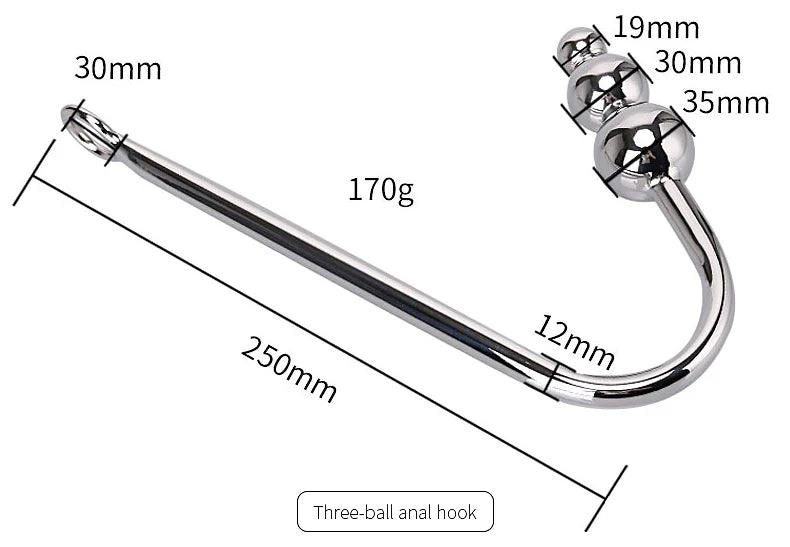 1pcs, BDSM metal anal hook, flirtatious masturbation vaginal hook, BDSM accessories, adult sex toys