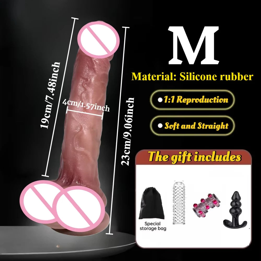 Realistic Dildo Skin Feeling Adult Sex Toys for Women Big Penis with Suction Cup Female Masturbator Anal Sex Product Anal Dildos