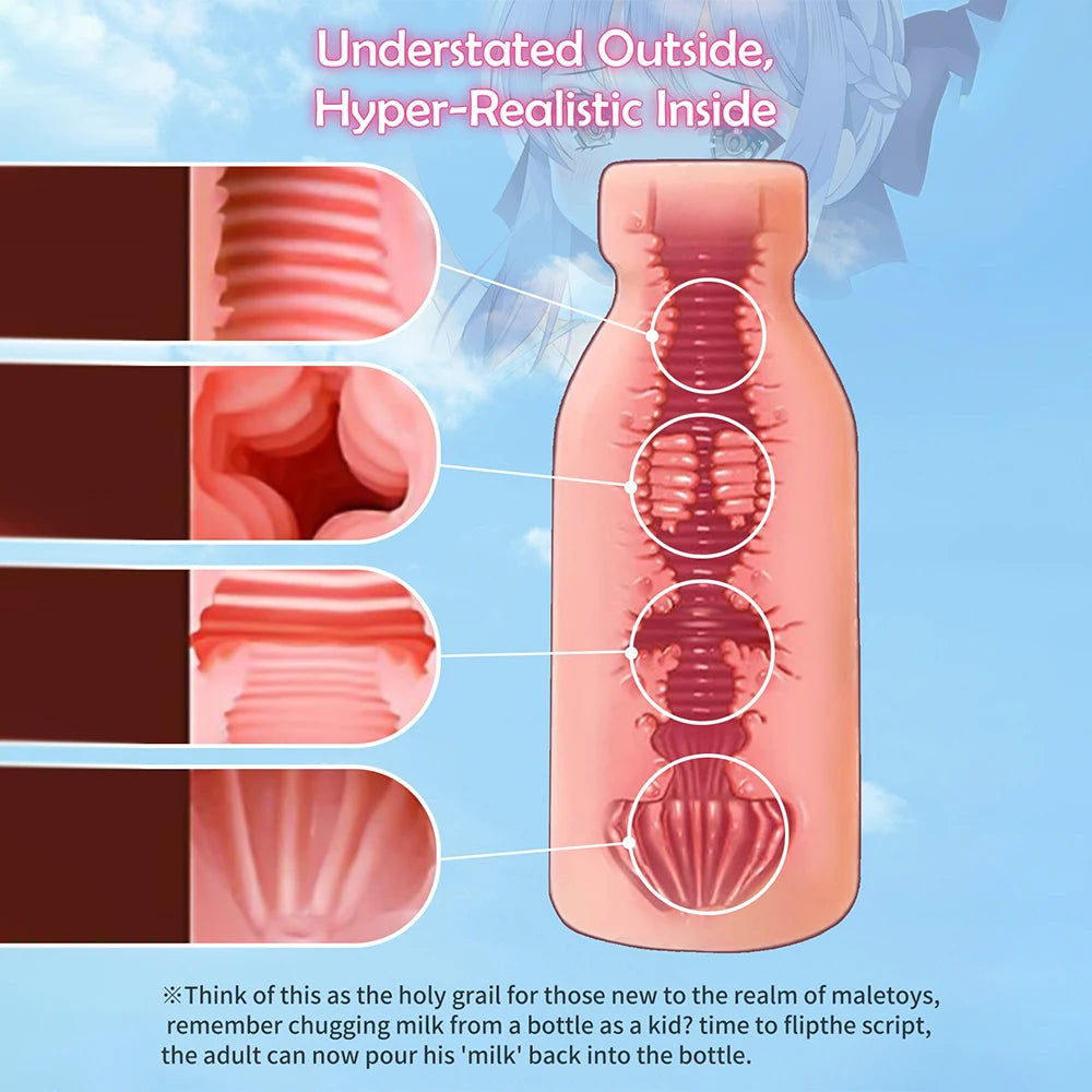 Male Realistic Vagina Sex Toys Scrotum Stimulator Safe Silicone Vaginal Male Masturbator Soft Pocket Pussy Adult Sex Toys
