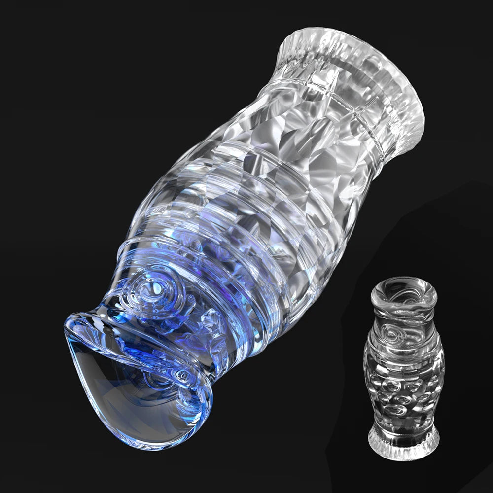 Adults Masturbation Cup Masturbators Double Head Vagina Realistic Pocket Pussy for Penis Endurance Exercise Vacuum Sex Toys 18+