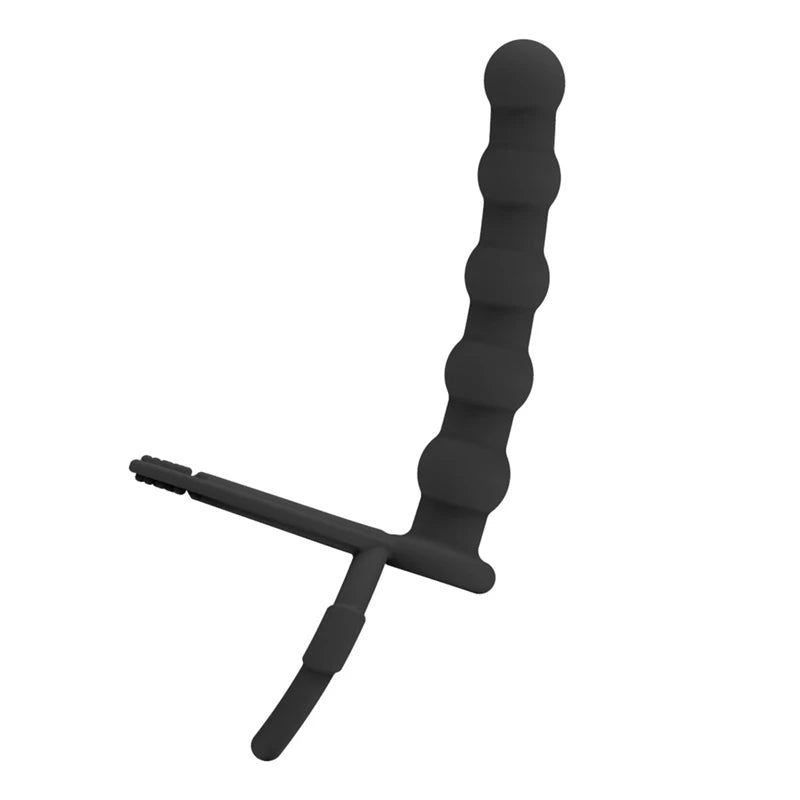 Double Penetration Dildo Penis Vibrator Sex Toys For Couples Anal Beads Butt Plug Sex Ring G Spot Massager For Men Adults 18+
