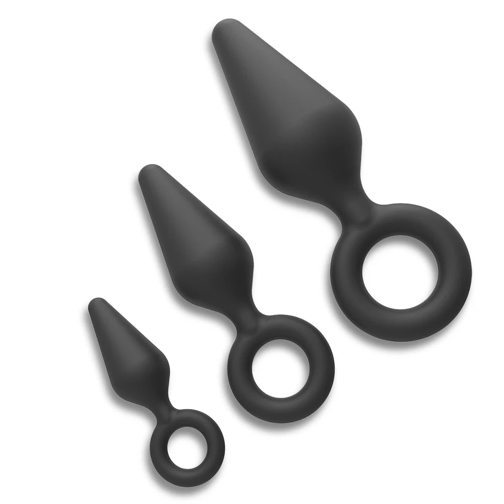 Silicone dildo anal plug, unisex, sexy plug, various sizes of adult products, men and women training massager, couple sex toys