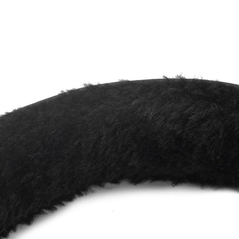 BDSM Collar Leather And Leash Plush Fetish Bondage Sex Necklace SM Toys Restraints Sex Toys For Adults Couples Games