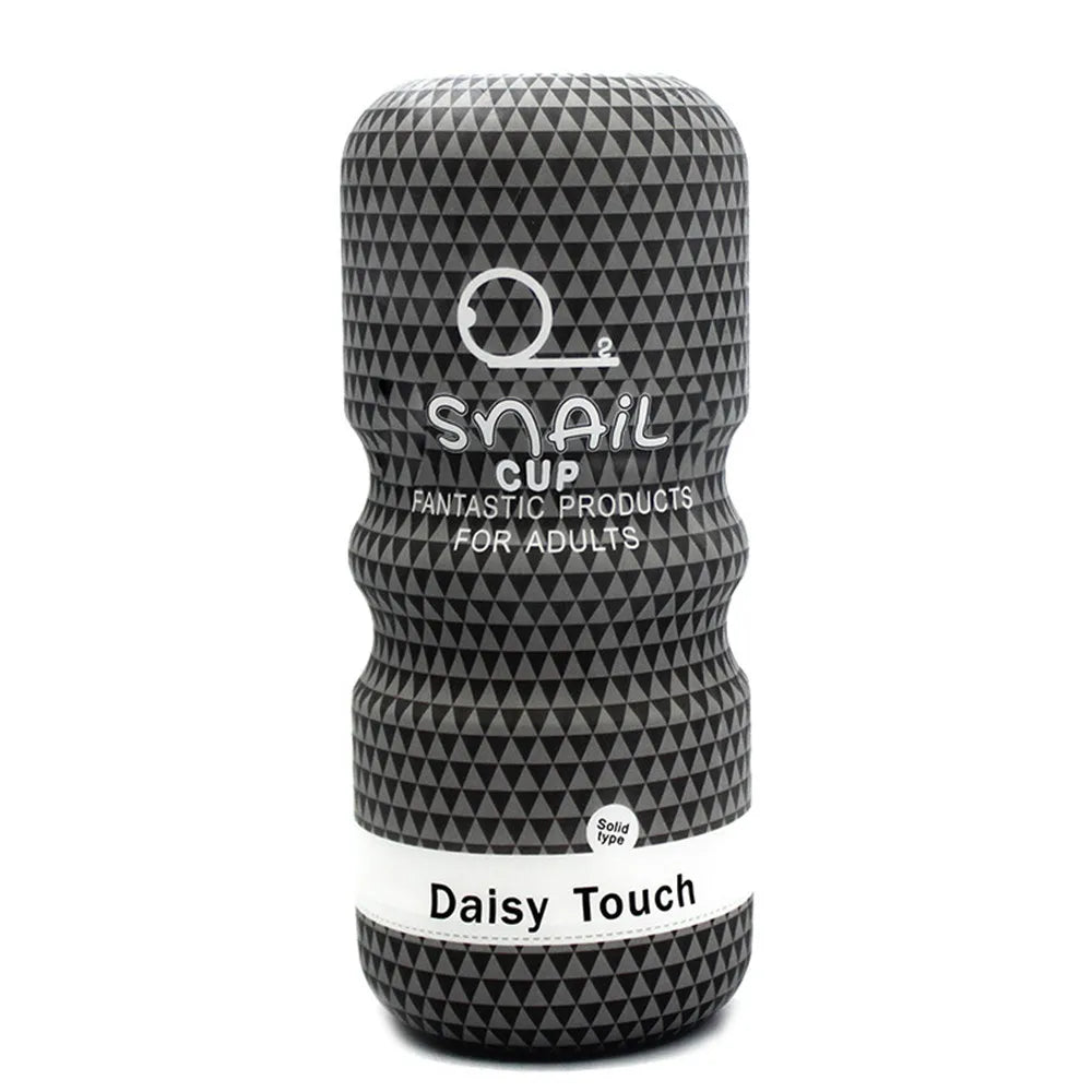 Soft Rubber Snail Climax Airplane Cup Mouth Sucking Anal Vagina Male Masturbator Manual Penis Trainer Adult Sex Toys for Men 18+