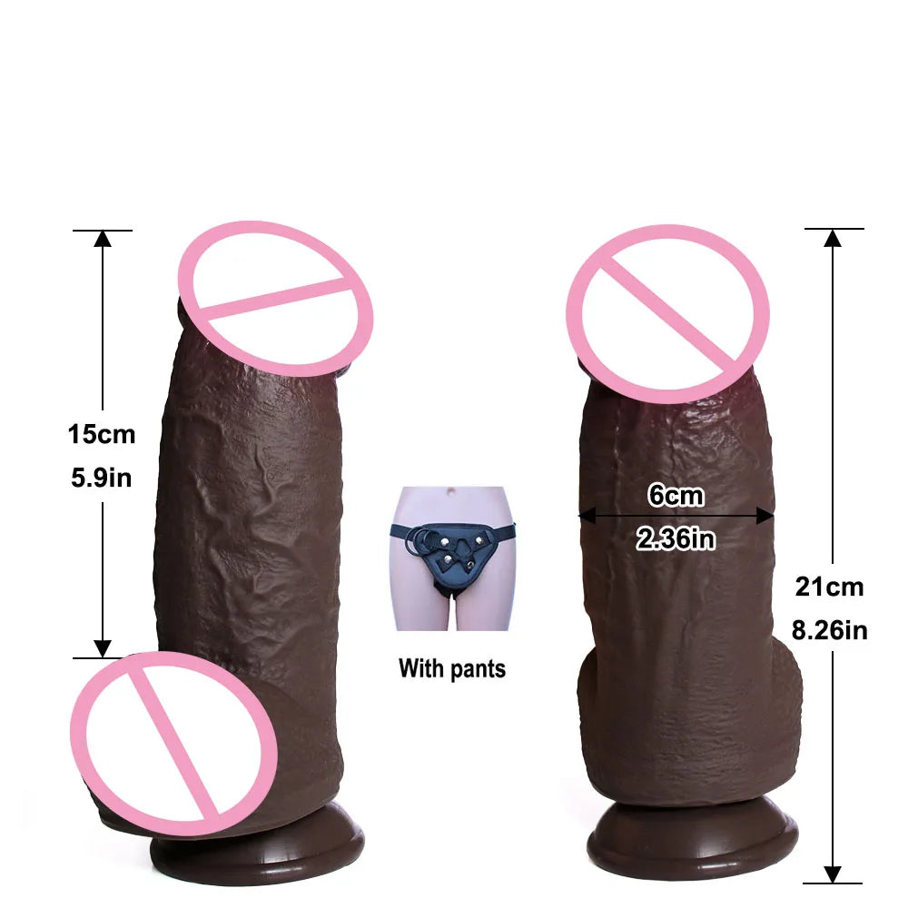 Huge Silicone Dildo Emale Clit G Spot Orgasm Penis with Sucker Female Masturbator Lesbian Anal Adult Vagina Sex Toy Masturbator