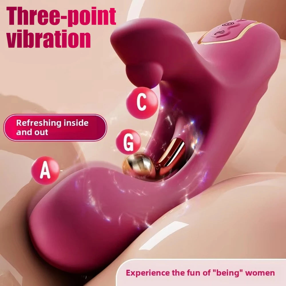 Vibrator Dildo Adult Sex Toys G-Spot Vibrator Rabbit Vibrators Female Sex Toys Adult Toys for Women Couples Sex Pleasure