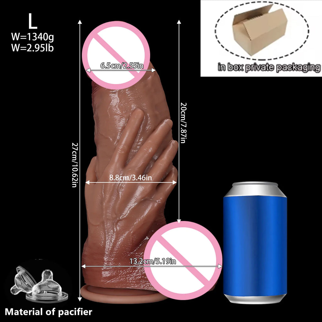 5 Size New  Realistic Giant  Dildo Silicone Animal Penis Adult Sex Toys Women Rapid Orgasm Masturbation Tool Oversized Soft Dick