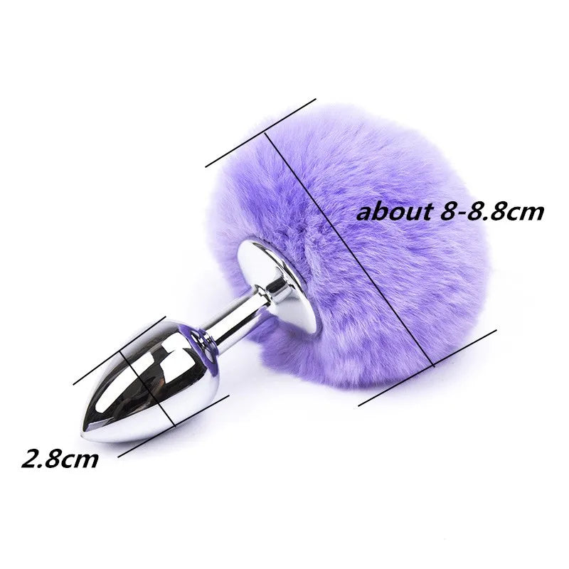 Sexy Fox Tail Butt Plug Metal Anal Plug Anal Toys For Women Cosplay Bdsm Sex Games For Couples Sex Goods Shop toys For Adults 18