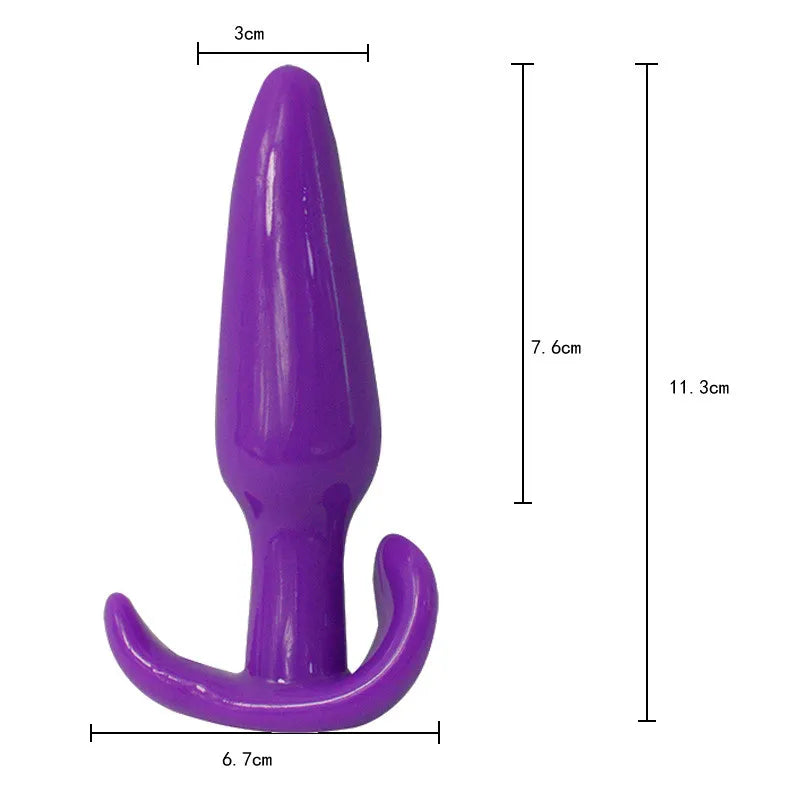 High Quality Soft Silicone Butt Plug Dildo Masturbation Anal Plug Gay Anal Dilator for Women Man Flirting Anal Massage Sex Toy