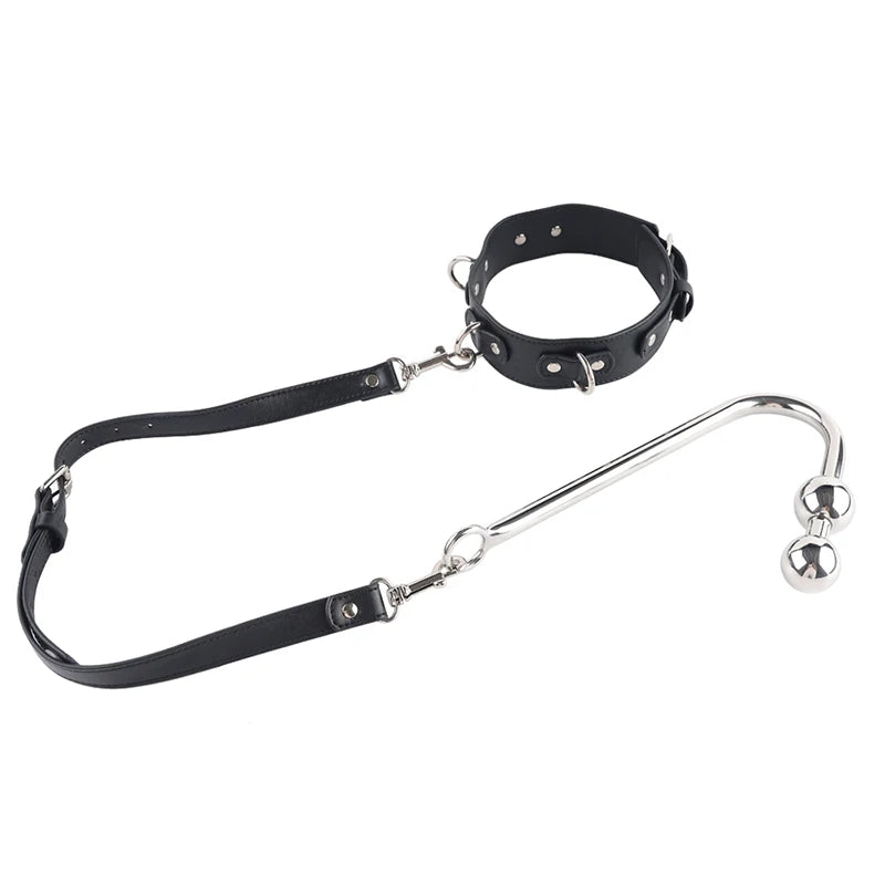 Sex Anal Hook Bdsm Hancuffs and Collar Sex Toys for Man Women Metal Butt Hook Chastity Device Anal Sex Toys BDSM Gay and Couple