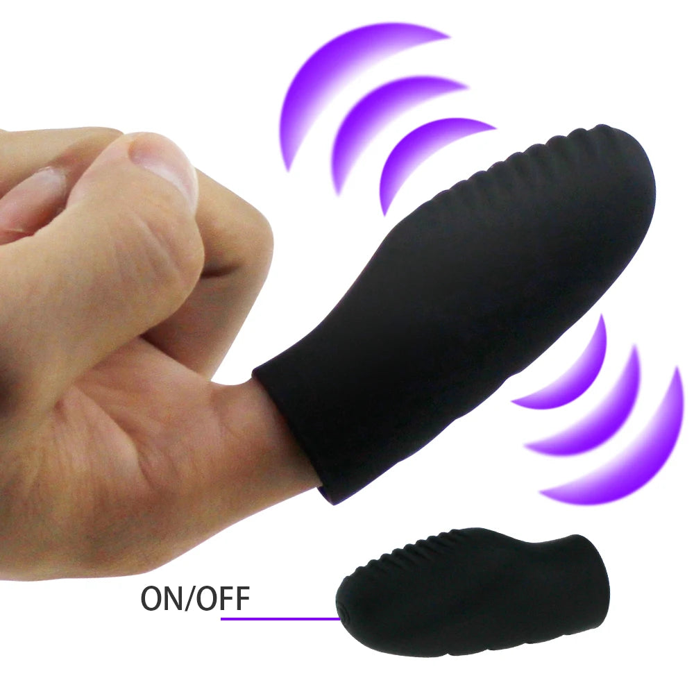 Mini Finger Vibrator for Women Clit Stimulator G-spot Massager Vagina Stimulation Masturbator Sex Products for Couple Flirting
