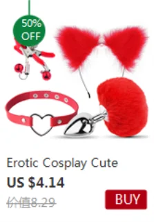 Role-playing Sex Games, Men and Women Sex Toys,1pcs,BDSM Three Size Dog Tail Anal Plug, Animal Tail Butt Plug