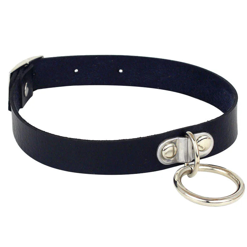 Sexy Necklace Collar Leather Bdsm Cosplay Slave Heart Collars And Leash Set For Women Bondage Gothic Choker Bell Accessories