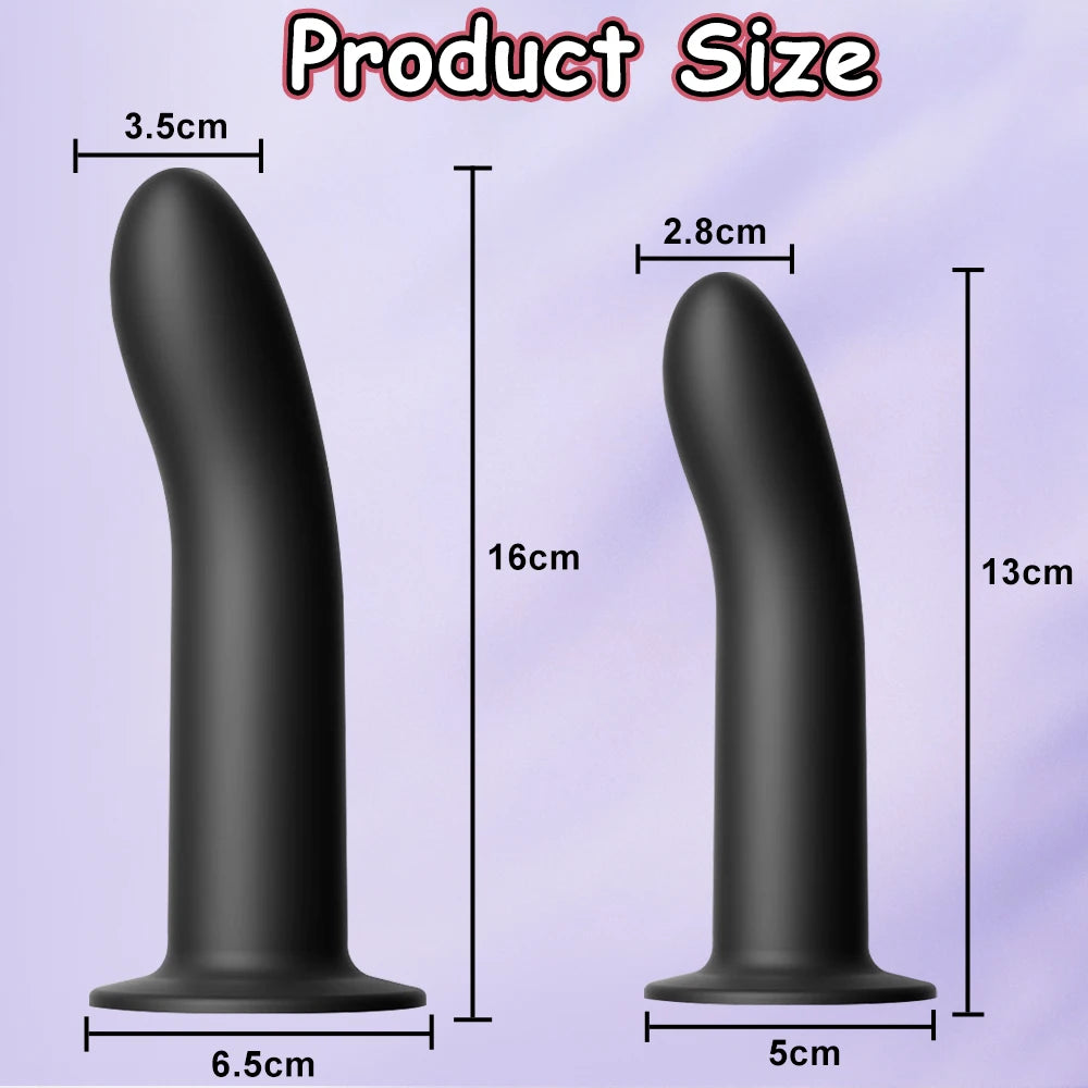 Flexible Liquid Silicone Dildo For Begginner Anal plug Prosate Massager G Spot Personal Massage Tool Suction Cup  Female Sex Toy