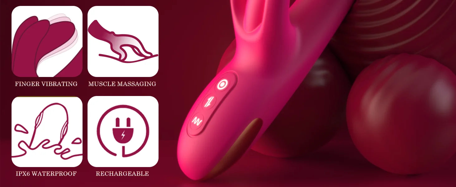 Dildo Vibrator Adults Sex Toy for G spot Clitoral Stimulator Waterproof Vibration 10 Flapping Vibrating Female Sex Toy for Women