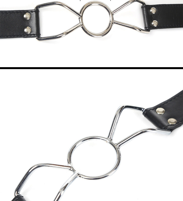 Open Mouth Gag BDSM Bondage Restraints Breathable Ring Harness Strap Fetish Sex Toys For Couples Oral Gags Cosplay Adult Games