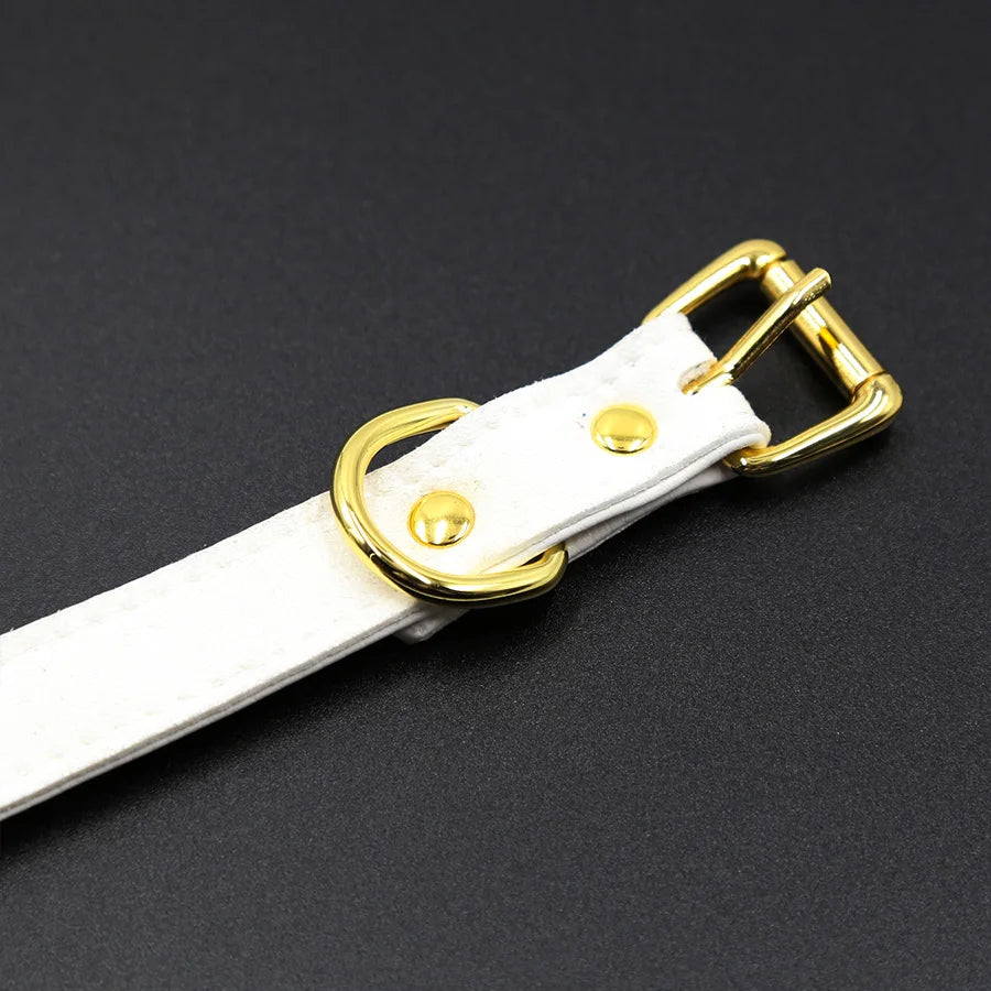 Sexy PU Leather Collar Bell Choker Slave Costume BDSM Bondage Necklace Neckband Sex Toys Adults SM Erotic Accessories